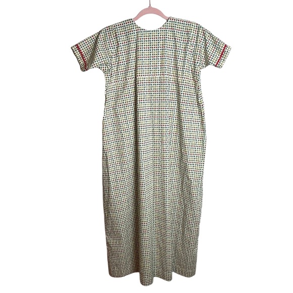 Cottage core handmade maxi shift dress ric rac - Picture 2 of 5